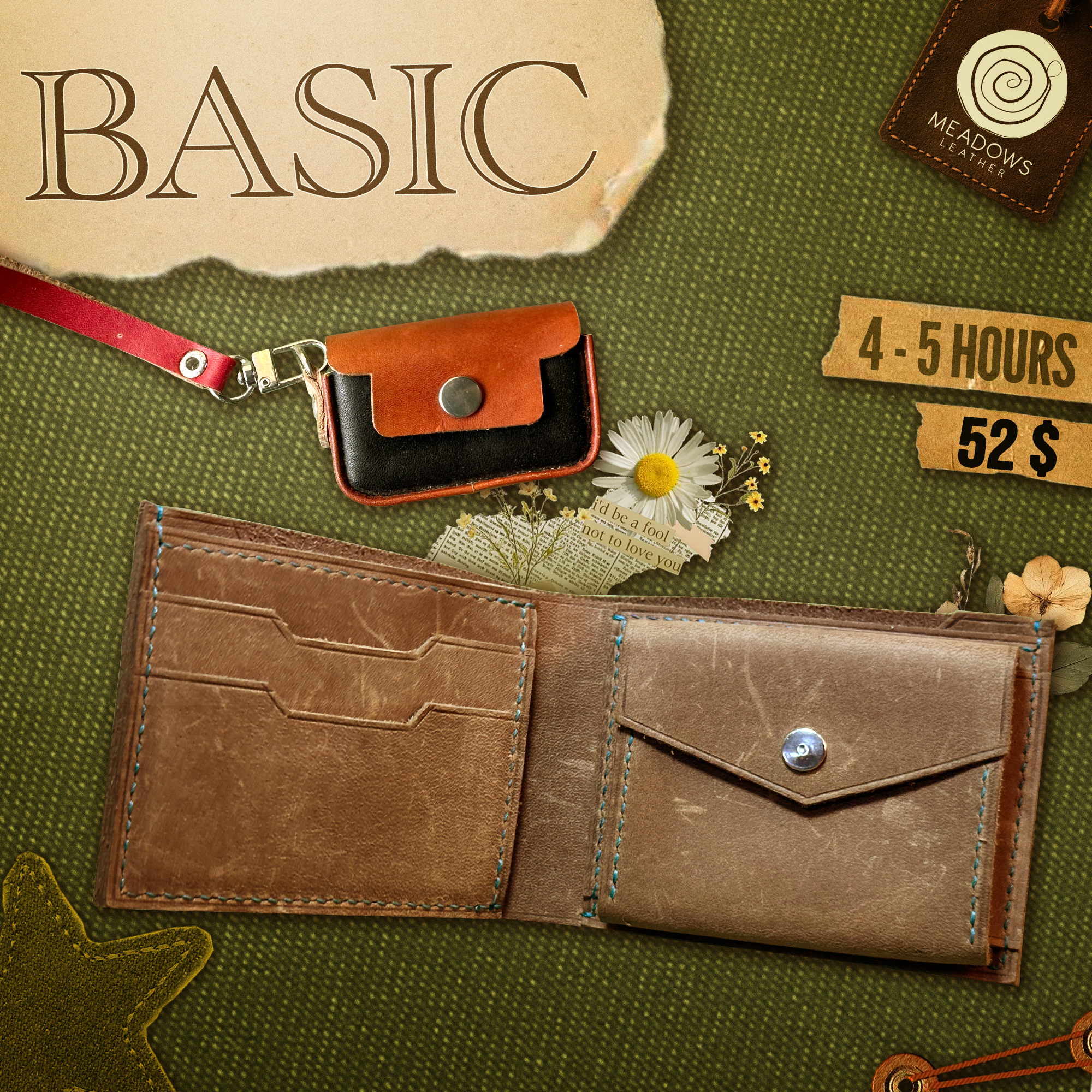Meadows leather workshop -  basic class