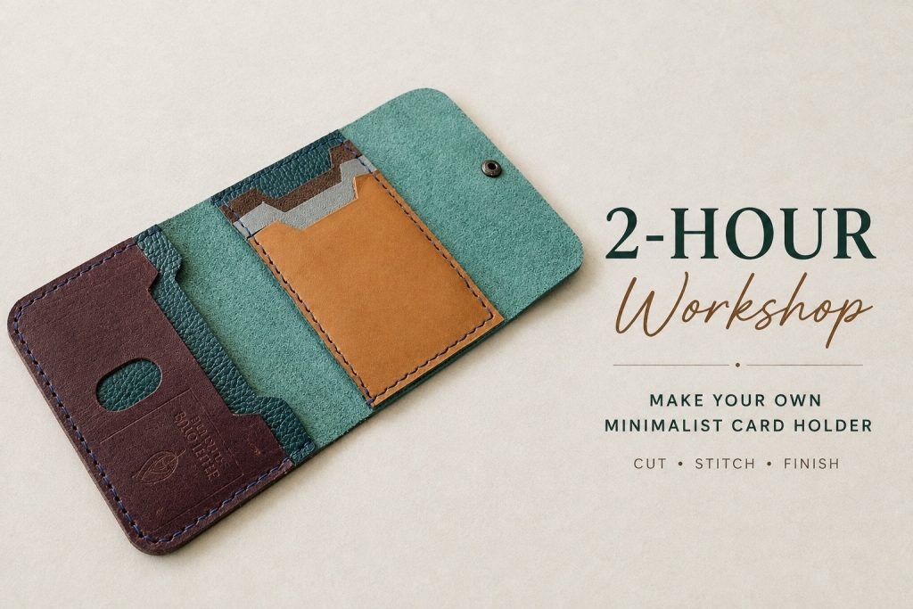 2-Hour Leather Workshop in Hoi An Make Your Own Card Holder 2-hour leather workshop in Hoi An with a handmade card holder project