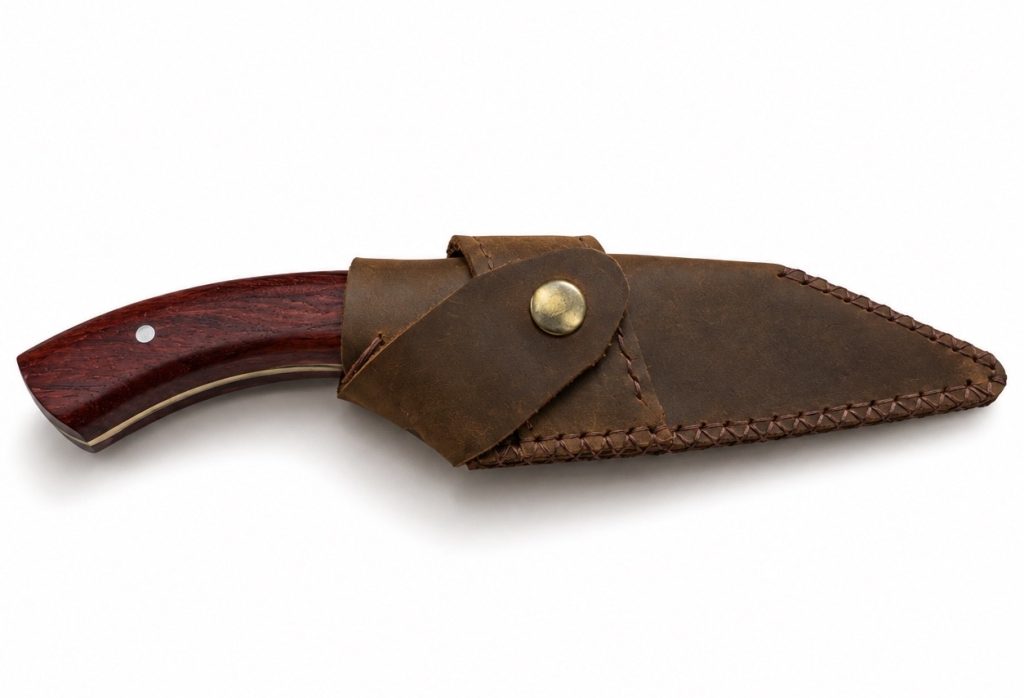 Leather Knife Sheath 2-Hour Leather Workshop in Hoi An Handmade leather knife sheath project for the 2-hour workshop in Hoi An