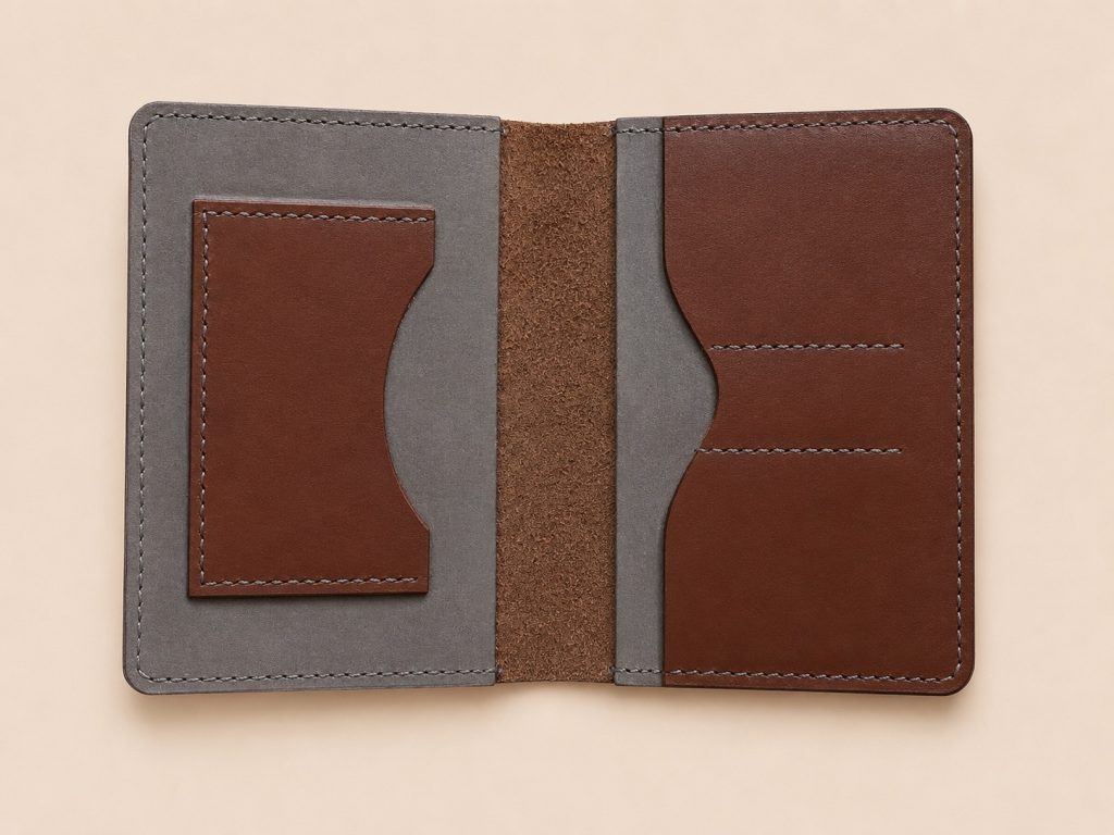 4-hour-leather-workshop-hoi-an-brown-grey-passport-wallet-interior