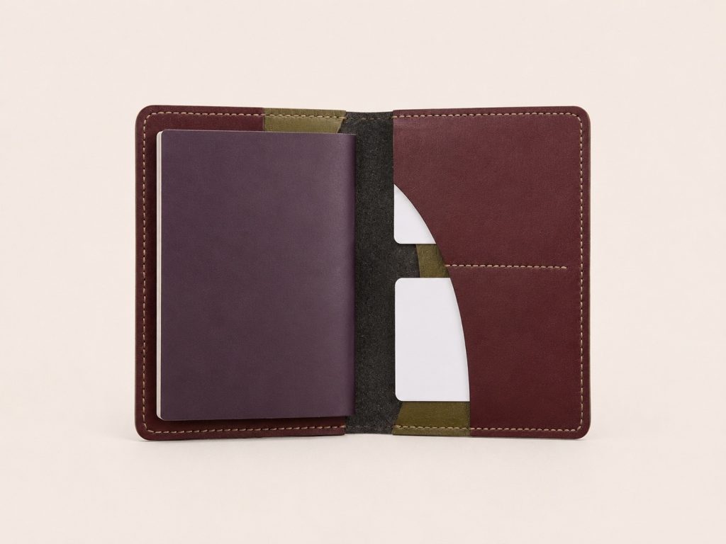 4-hour-leather-workshop-hoi-an-burgundy-olive-passport-wallet-with-passport