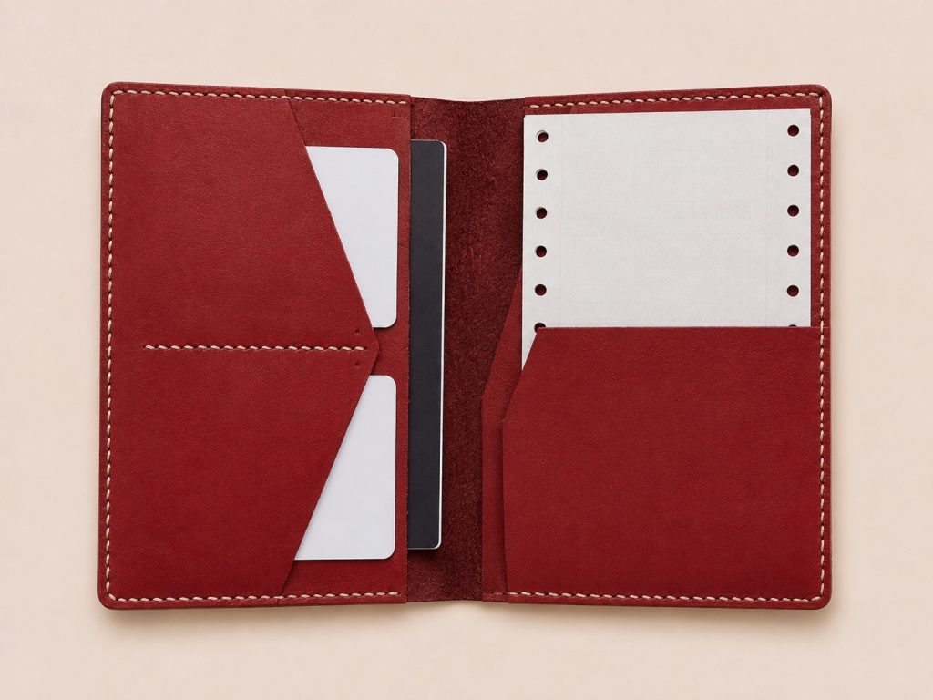 4-hour-leather-workshop-hoi-an-red-travel-passport-wallet-interior