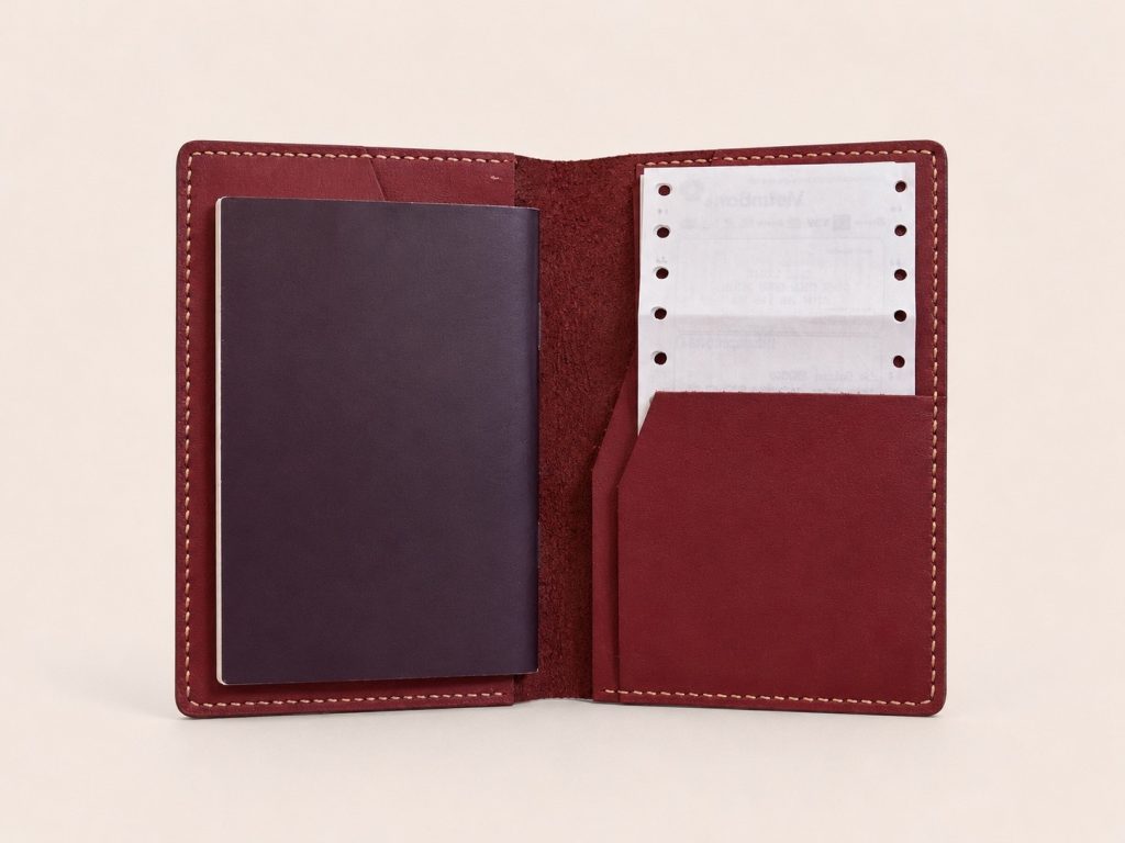 4-hour-leather-workshop-hoi-an-red-travel-passport-wallet-with-passport